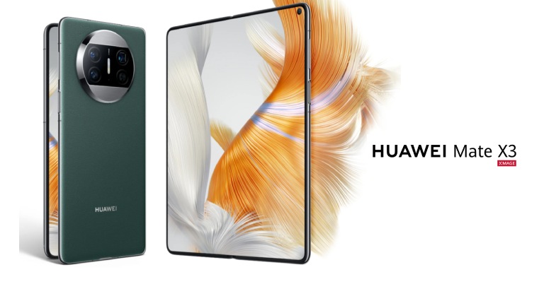 Mate X3 is Huawei's first foldable with IP rating, satellite communication