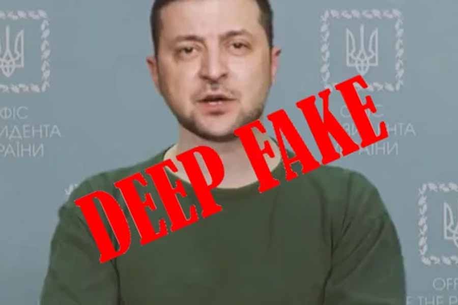 Deepfake of President Zelinksy