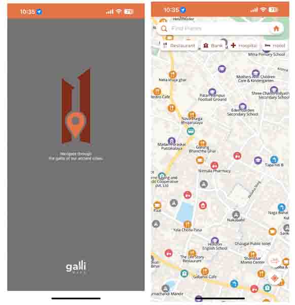 Galli Maps UI