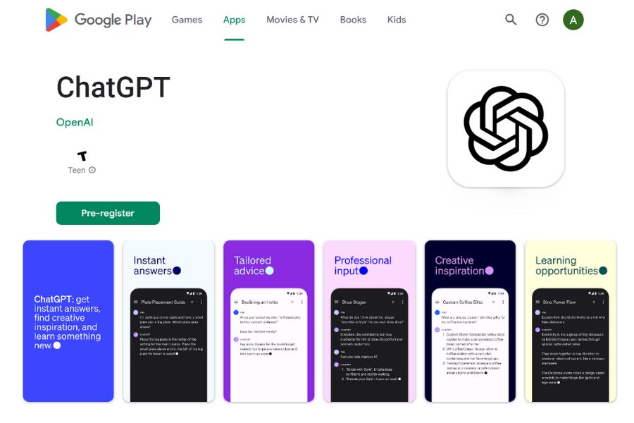 ChatGPT-on-Google-Play