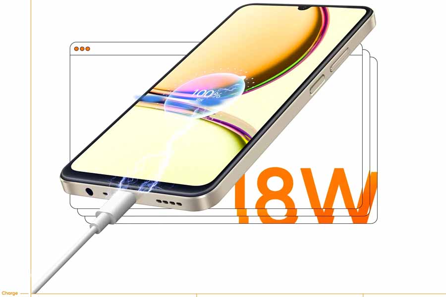 Realme C53 108MP Charging