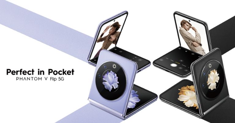 Tecno Phantom V Flip brings a circular 1.32 inches cover screen