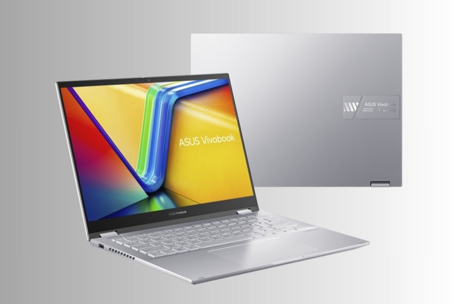 Asus Vivobook S 14 Flip 2023 Design - Cool Silver
