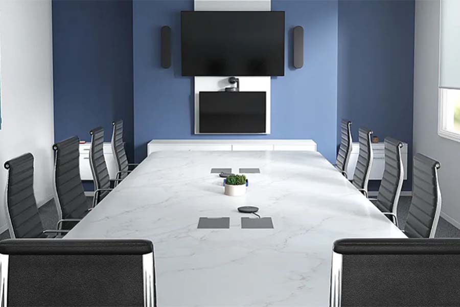 Logitech Rally Speaker - TV setup