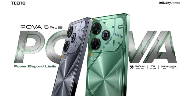 Tecno Pova 6 Pro 5G announced in India with a 108MP camera