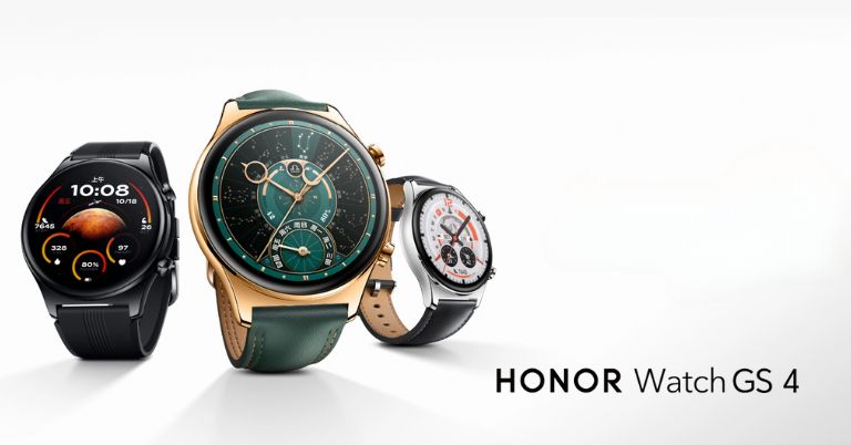 Honor Watch GS 4 comes with a gold-plated case