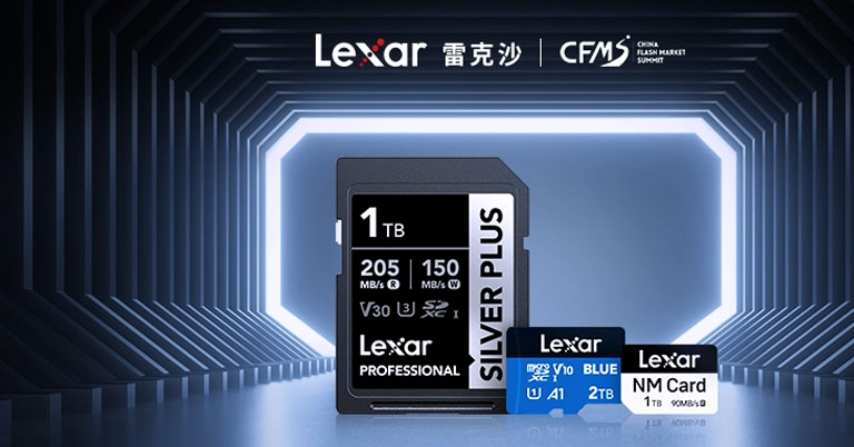 Lexar debuts first of its kind 2TB microSD, 1TB NM, and high speed SD 3.0 cards