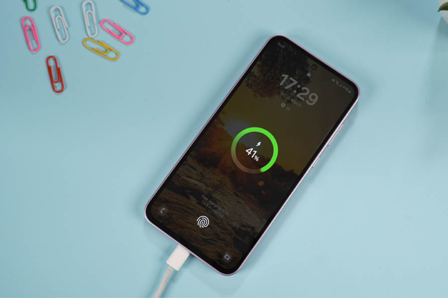 Samsung Galaxy A35 5G Review - Charging