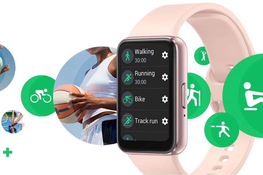 Samsung Galaxy Fit 3 Fitness tracking
