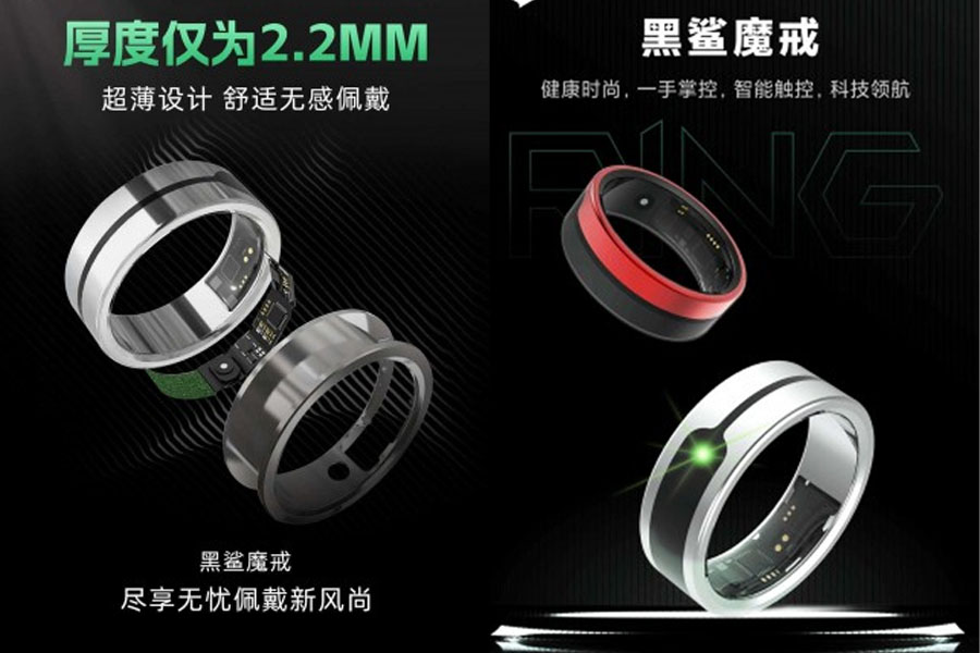 Black Shark Ring Design 