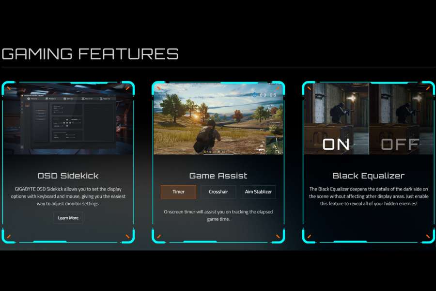 Gigabyte Gaming GS270Q Monitor Features