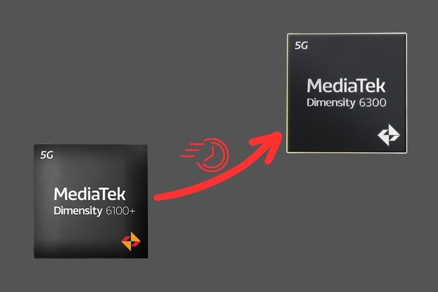 MediaTek 6100 plus to MediaTek Dimensity 6300