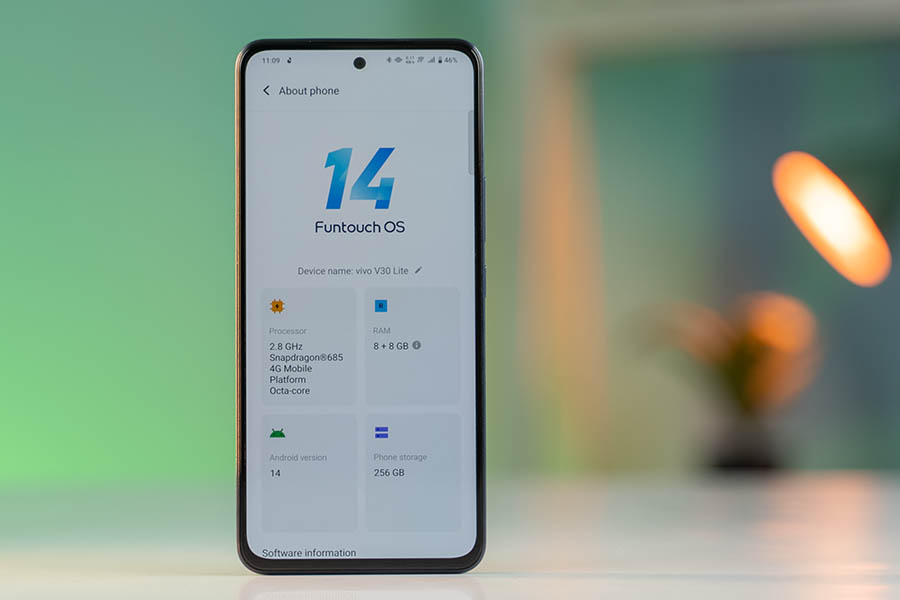 Vivo V30 Lite 4G Android Version