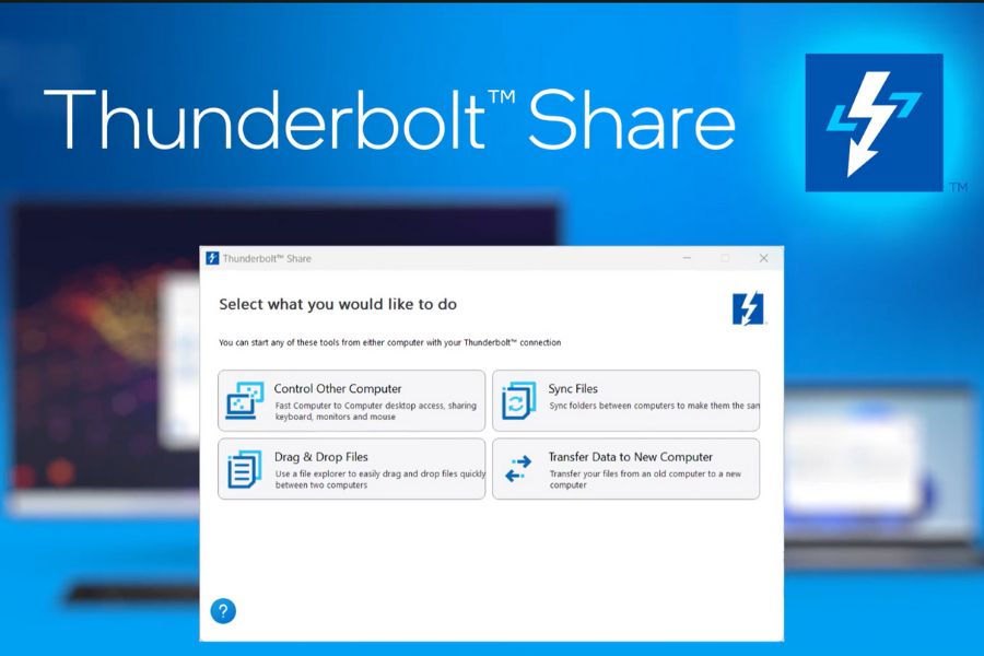 Intel Thunderbolt Share features