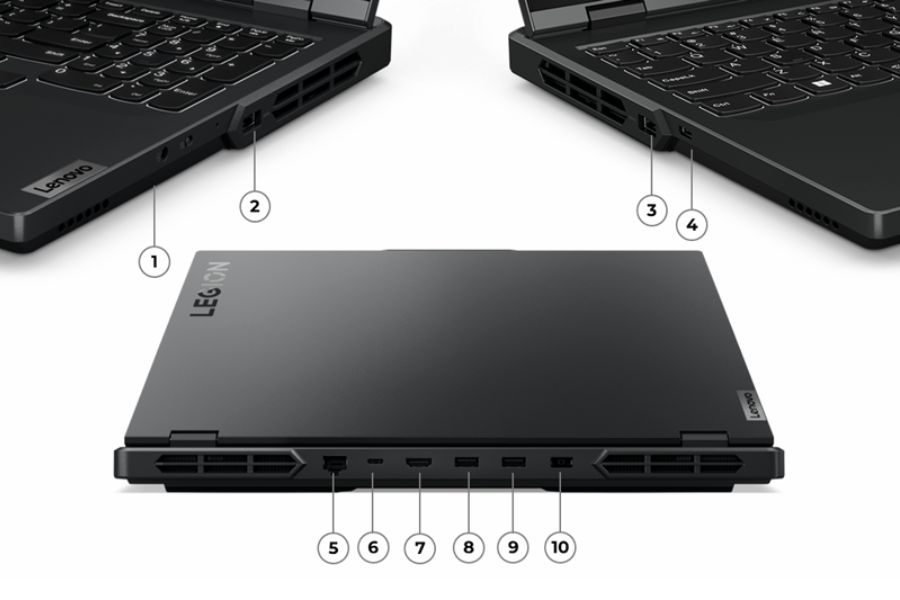 Lenovo Legion Pro 5i Gen 9 ports