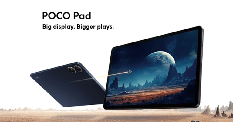 Poco Pad launched with Snapdragon 7s Gen 2 chipset 2.5K IPS display