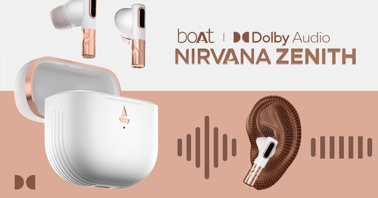 boAt Unveils Nirvana Zenith TWS earbuds in India with ANC and huge battery life