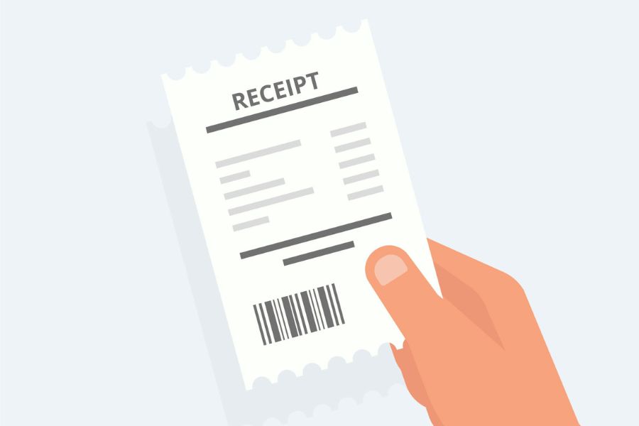 Buying second hand laptop in Nepal Purchasing Receipt