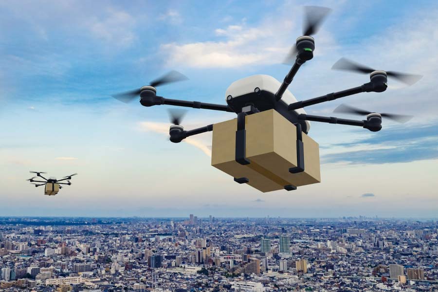 Drones in logistic