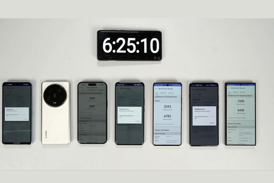 Flagship Phones Battery Drain Test 6