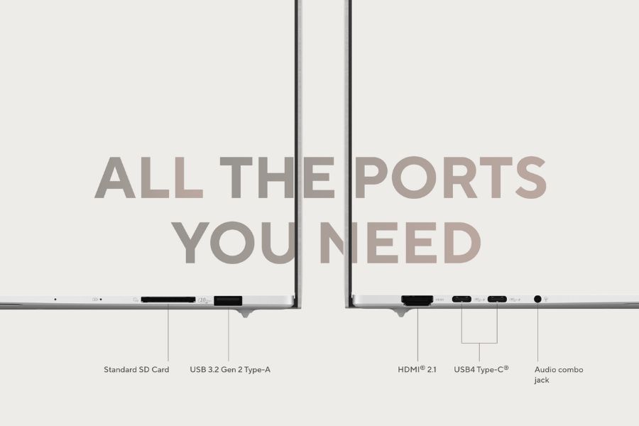 Asus Zenbook S 16 ports