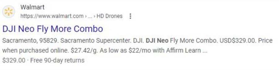 DJI Neo Fly More Combo Walmart