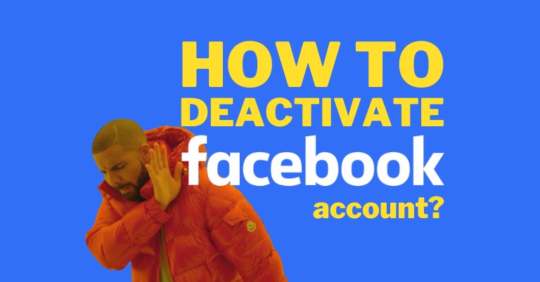 How to deactivate a Facebook account?