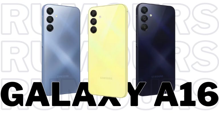 Samsung Galaxy A16 Renders  and specs are OUT! Have a look...?