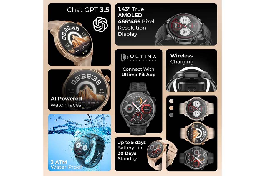 Ultima Watch circle 2.0 features