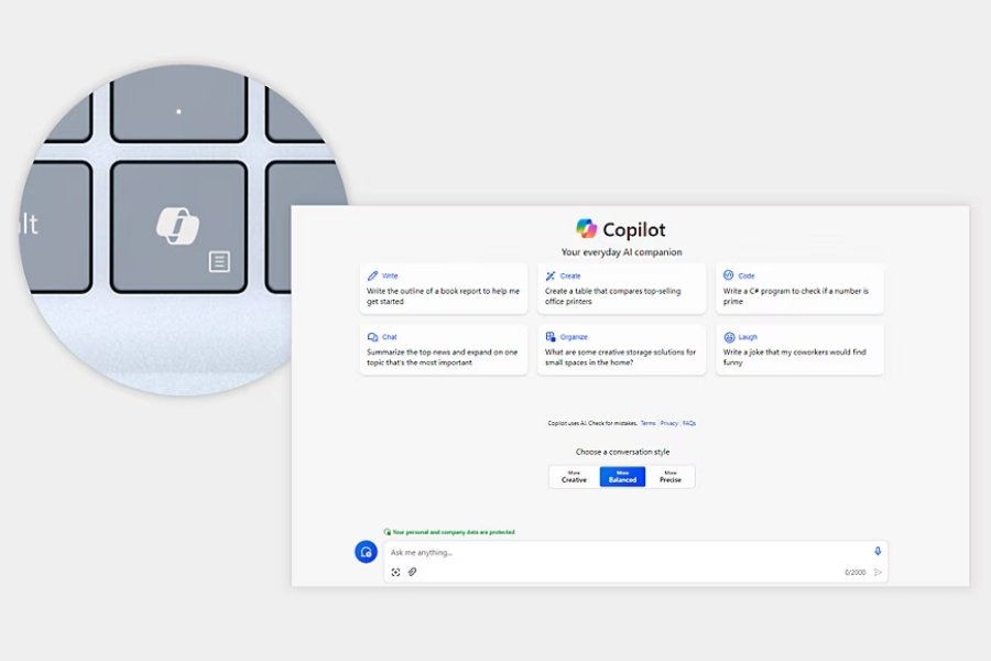 Dell Inspiron 16 (2024) Copilot key