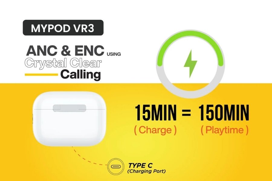 MyPower Mypod VR3 Charging