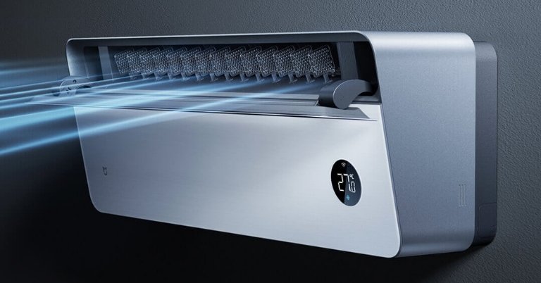 This Xiaomi air conditioner has an air outlet on the top