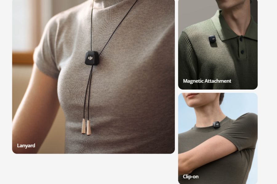 DJI Mic Mini Wearing Style