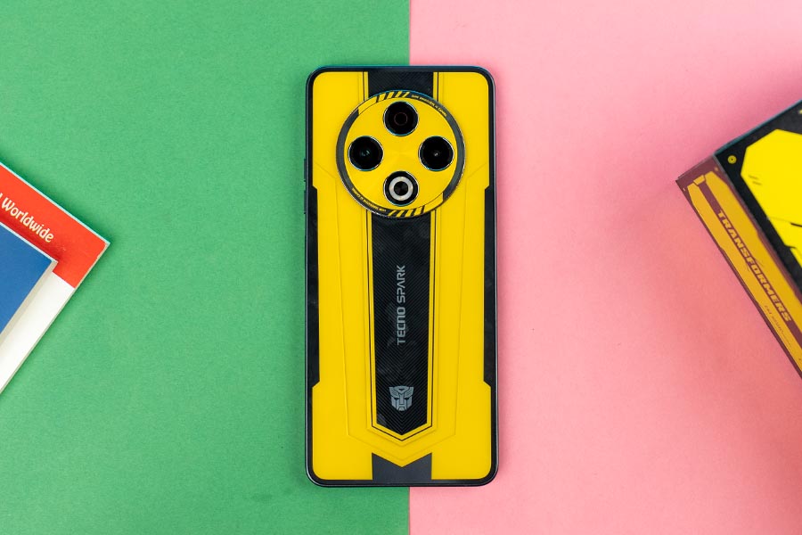 Tecno Spark 30 Bumble Bee Review design2