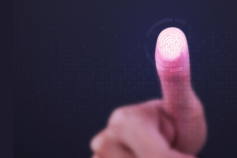 fingerprint scanner in transparent screen