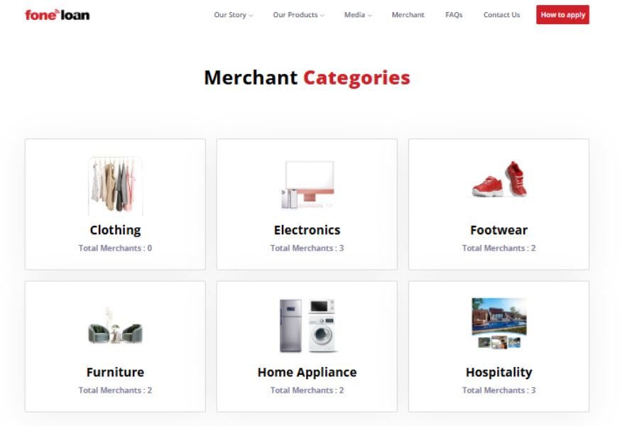 Hamro BNPL by Foneloan Product Categories