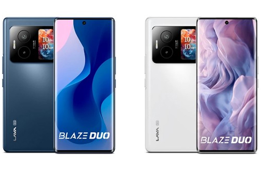 Lava Blaze Duo display