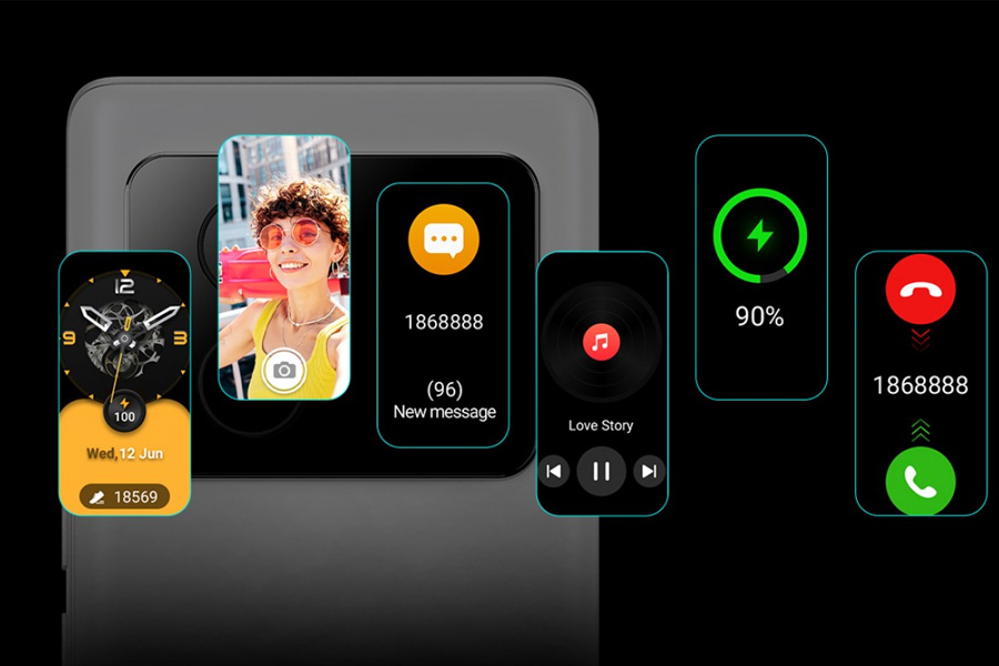 Lava Blaze Duo display