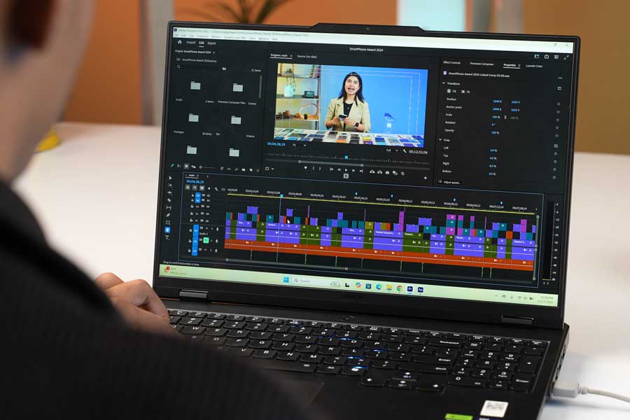 Lenovo Legion Pro 7i Gen 9 Review - video editing