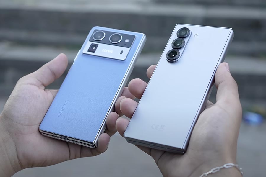 Tecno Phantom V Fold 2 vs Galaxy Z Fold 6 - Design 2