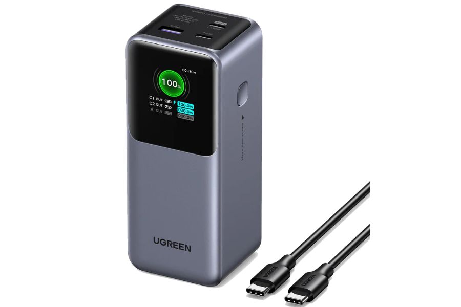 UGREEN Nexode Power Bank 20000mAh 130W with Smart Digital Display