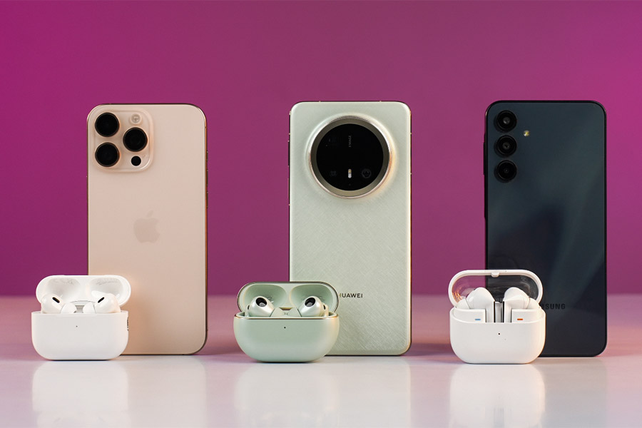 AirPods Pro 2 vs Galaxy Buds 3 Pro vs FreeBuds Pro 4 - With phone