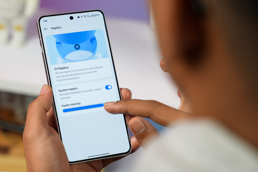 OnePlus 13R Haptics