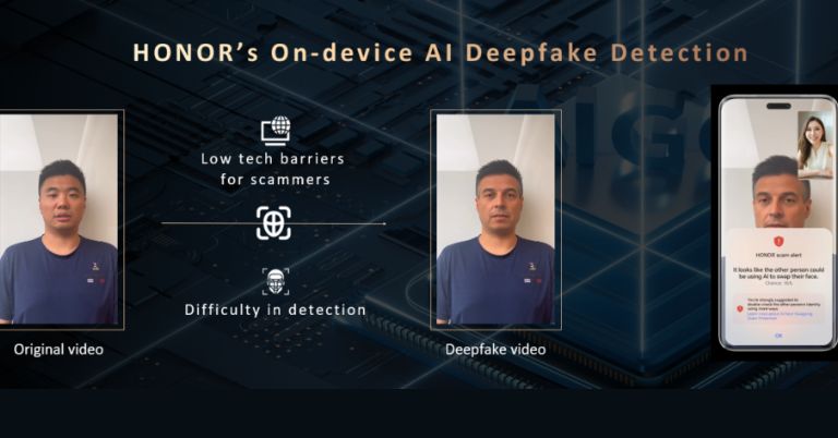 Honor is soon making its world's first on-device Deepfake detection tool global