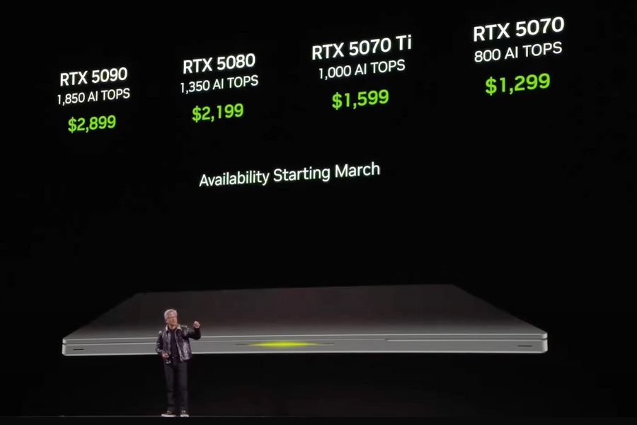 RTX 50 series laptops pricing