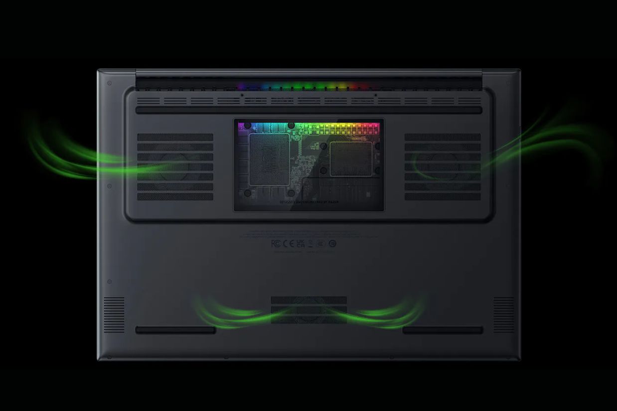 Razer Blade 18 2025 cooling