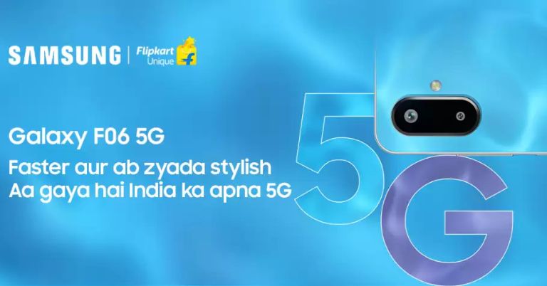 Samsung Galaxy F06 5G  launched with a glossy look