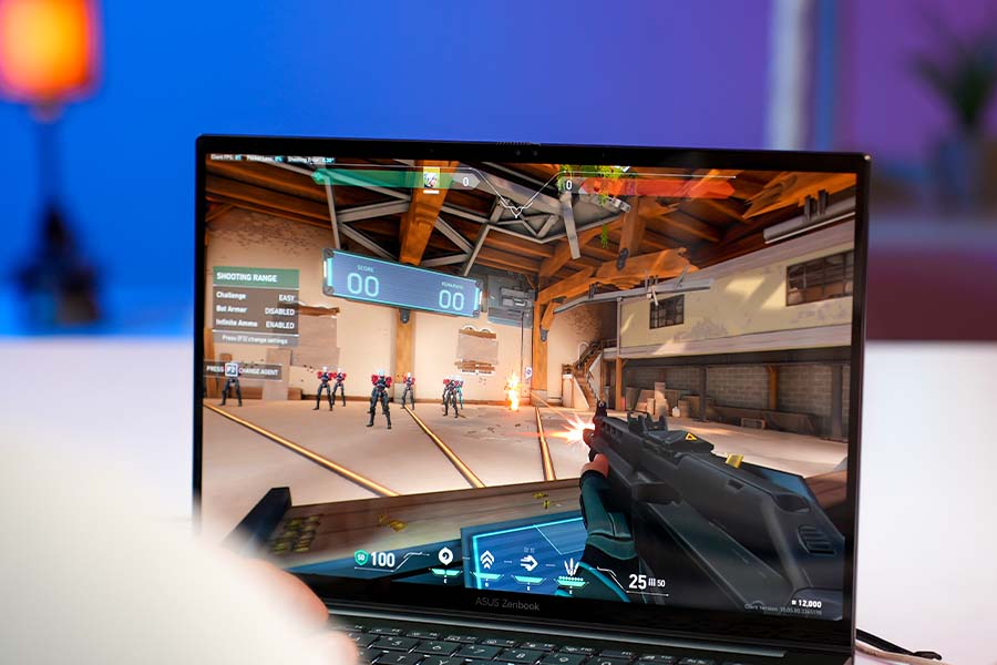 Asus Zenbook Q415MA Review - Valorant