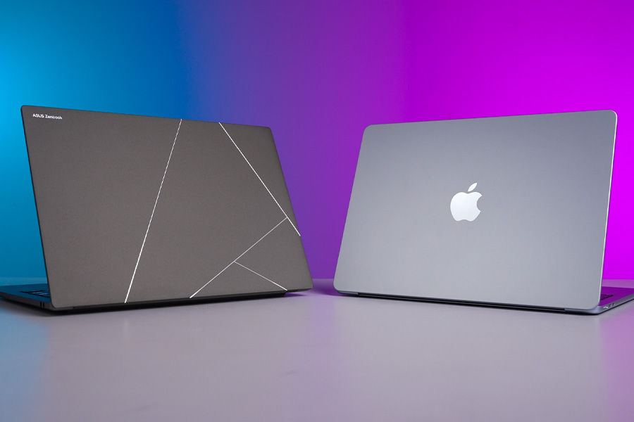 Asus Zenbook S 14 OLED vs M4 MacBook Air - Design