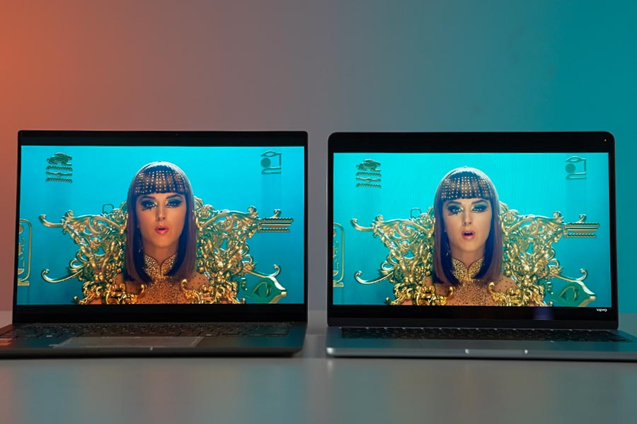 Asus Zenbook S 14 OLED vs M4 MacBook Air - Display